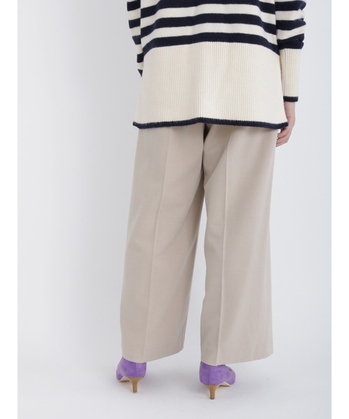 Te chichi(テチチ)の「起毛タックフリルベルトワイドパンツ(その他パンツ・レディース・オフホワイト/ベージュ/ネイビー・SMALL/MEDIUM)」の9枚目の写真