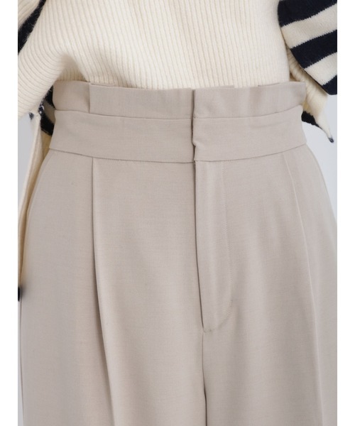 Te chichi(テチチ)の「起毛タックフリルベルトワイドパンツ(その他パンツ・レディース・オフホワイト/ベージュ/ネイビー・SMALL/MEDIUM)」の10枚目の写真