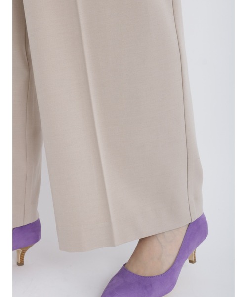 Te chichi(テチチ)の「起毛タックフリルベルトワイドパンツ(その他パンツ・レディース・オフホワイト/ベージュ/ネイビー・SMALL/MEDIUM)」の12枚目の写真