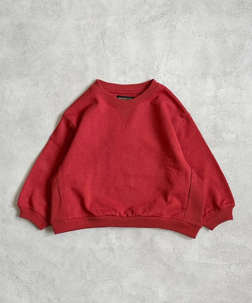 BIG FIELD（ビッグフィールド）の「ムジガゼットトレーナー（80～150cm）（スウェット・キッズ・チャコール/モカ/ホワイト/ブラウン/レッド/カーキ/ブルー/グレー・80/90/95/100/110/120/130/140/150）」の21枚目の写真