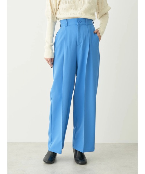 earth music&ecology（アースミュージックアンドエコロジー）の「センタープレスタックパンツ（その他パンツ・レディース・ブルー/ブラック/ライトベージュ/ライトパープル・M/S）」の7枚目の写真