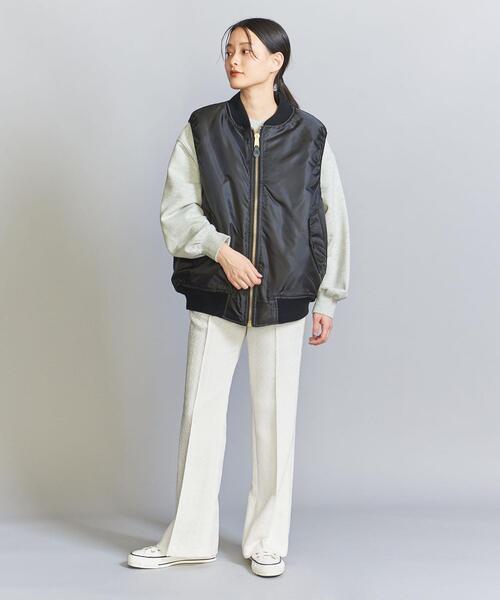 BEAUTY&YOUTH UNITED ARROWS(ビューティーアンドユースユナイテッドアローズ)の「ジャカード フレアパンツ(その他パンツ・レディース・オフホワイト/ブラック・S/M)」の8枚目の写真
