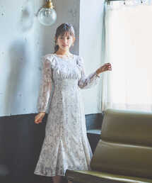 PROPORTION BODY DRESSING | ラッフルフラワープリントワンピース / 1213140205(ワンピース)