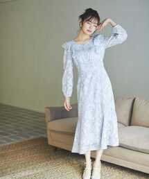 PROPORTION BODY DRESSING | ラッフルフラワープリントワンピース / 1213140205(ワンピース)