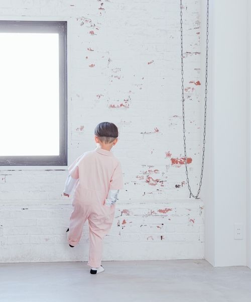 LOWRYS FARM（ローリーズファーム）の「ポケットオールインワン　180237（つなぎ/オールインワン・キッズ・ブラック/ピンク・110cm/120cm/130cm/140cm/150cm）」の11枚目の写真