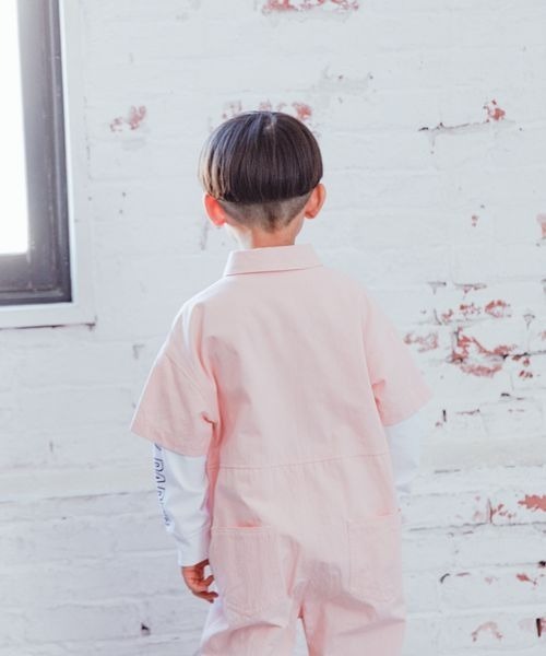 LOWRYS FARM（ローリーズファーム）の「ポケットオールインワン　180237（つなぎ/オールインワン・キッズ・ブラック/ピンク・110cm/120cm/130cm/140cm/150cm）」の15枚目の写真