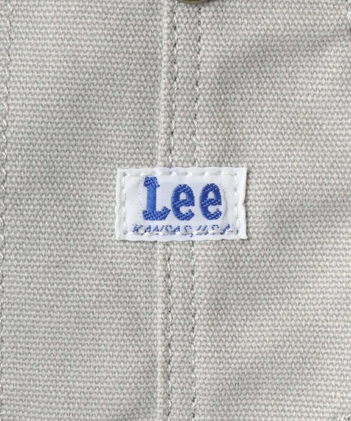 Lee（リー）の「Lee/リー キャンバス オーバーオールポケット ミニトートバッグ/ランチバッグ（トートバッグ・レディース・ホワイト×グリーン/ホワイト×ブルー/ホワイト×ブラック/ホワイト×グレー/ブラック×ブラック・FREE）」の11枚目の写真