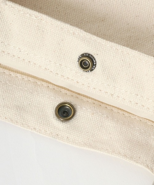 Lee（リー）の「Lee/リー キャンバス オーバーオールポケット ミニトートバッグ/ランチバッグ（トートバッグ・レディース・ホワイト×グリーン/ホワイト×ブルー/ホワイト×ブラック/ホワイト×グレー/ブラック×ブラック・FREE）」の7枚目の写真