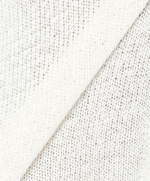 IENA（イエナ）の「テープヤーン 2WAY Vネックカーディガン（カーディガン/ボレロ・レディース・ブルー/ホワイト/チャコールグレー/ベージュ・FREE）」の20枚目の写真