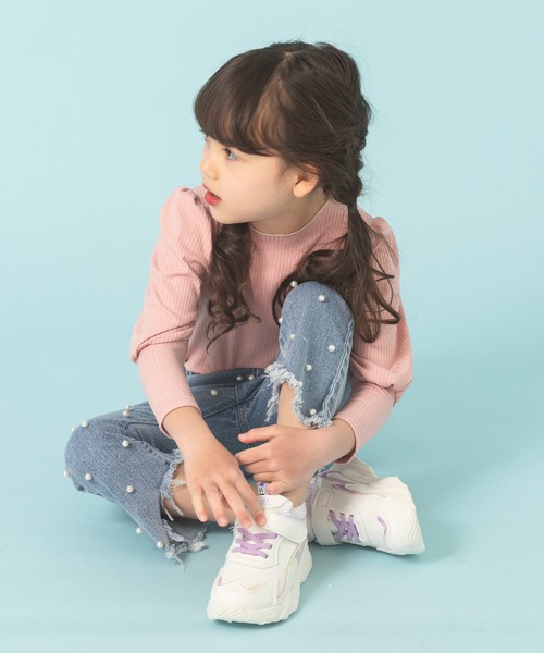 URBAN CHERRY（アーバンチェリー）の「オーロララインダッドスニーカー（スニーカー・キッズ・パープル/ピンク・16.5cm/17.5cm/19.5cm/21.5cm/18.5cm/19.0cm/18.0cm/20.5cm/21.0cm）」の5枚目の写真