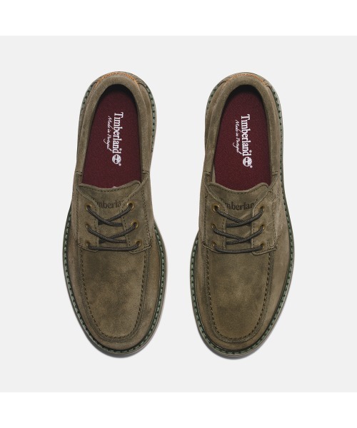 Timberland（ティンバーランド）の「メンズ ニューマーケットⅡ ボートシューズ - ディープライケングリーン（モカシン/デッキシューズ・メンズ・ダークグリーン・25.0cm/25.5cm/26.0cm/26.5cm/27.0cm/27.5cm/28.0cm/28.5cm/29.0cm/30.0cm）」の11枚目の写真