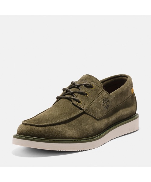 Timberland（ティンバーランド）の「メンズ ニューマーケットⅡ ボートシューズ - ディープライケングリーン（モカシン/デッキシューズ・メンズ・ダークグリーン・25.0cm/25.5cm/26.0cm/26.5cm/27.0cm/27.5cm/28.0cm/28.5cm/29.0cm/30.0cm）」の4枚目の写真