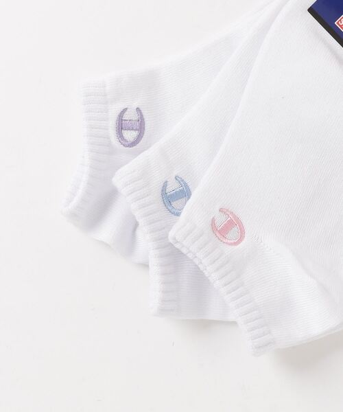 Champion(チャンピオン)の「【Champion/チャンピオン】レディース 【3足組】スニーカーインソックス(ソックス/靴下・レディース・ブラック/ホワイト・SMALL)」の9枚目の写真