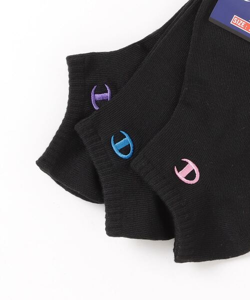 Champion(チャンピオン)の「【Champion/チャンピオン】レディース 【3足組】スニーカーインソックス(ソックス/靴下・レディース・ブラック/ホワイト・SMALL)」の10枚目の写真