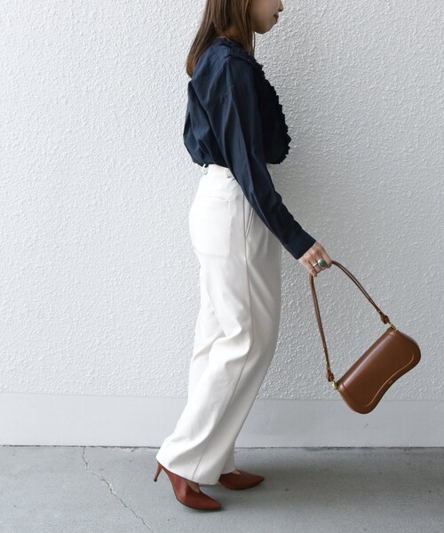 「SHIPS any」 ノースリーブブラウス ONE SIZE ネイビー レディース SHIPS any 「SHIPS any」 長袖ブラウス ONE SIZE ネイビー