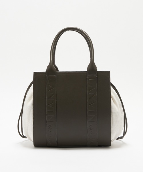 【未使用品級】LANVIN ブラック＆ベージュ トートバッグ 楽天市場】LANVIN collection（トートバッグ｜レディースバッグ