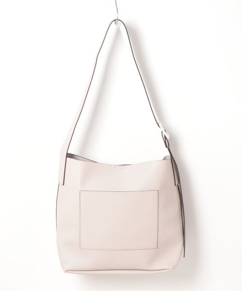 SALON de RUBAN(サロンドルヴァン)の「【SALON de RUBAN / サロン ド ルヴァン】 ビッグショルダーバッグ(ショルダーバッグ・レディース・ライトグレー/ブラック/アイボリー/グレイッシュベージュ/ブラウン/グレー系その他/シルバー・FREE)」の8枚目の写真