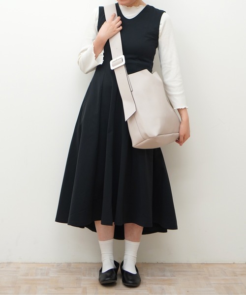 SALON de RUBAN(サロンドルヴァン)の「【SALON de RUBAN / サロン ド ルヴァン】 ビッグショルダーバッグ(ショルダーバッグ・レディース・ライトグレー/ブラック/アイボリー/グレイッシュベージュ/ブラウン/グレー系その他/シルバー・FREE)」の17枚目の写真