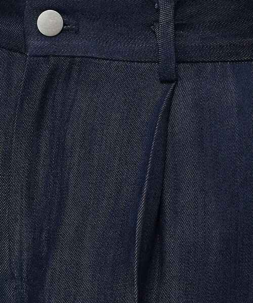 tk.TAKEO KIKUCHI（ティーケータケオキクチ）の「ブライトデニムロールアップパンツ（デニムパンツ・レディース・ネイビー系3・66）」の3枚目の写真