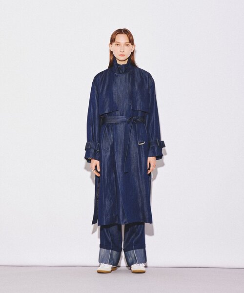 tk.TAKEO KIKUCHI（ティーケータケオキクチ）の「ブライトデニムロールアップパンツ（デニムパンツ・レディース・ネイビー系3・66）」の13枚目の写真