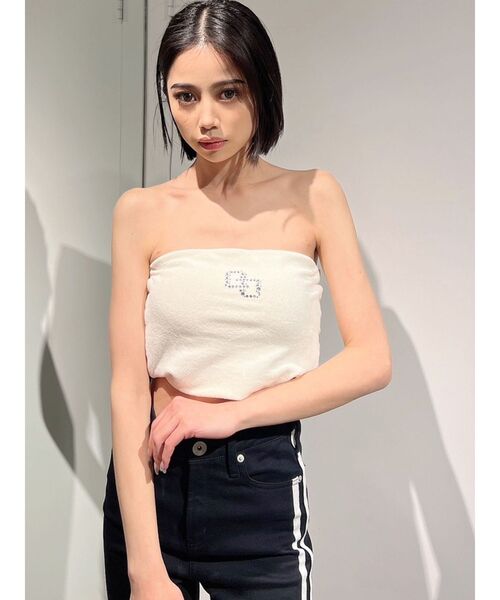 GYDA（ジェイダ）の「GGストーンパイルビスチェ（チューブトップ