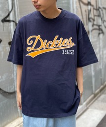 【Dickies】天竺カレッジアップリケ半そでTシャツ 3278-5432
