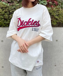 【Dickies】天竺カレッジアップリケ半そでTシャツ 3278-5432