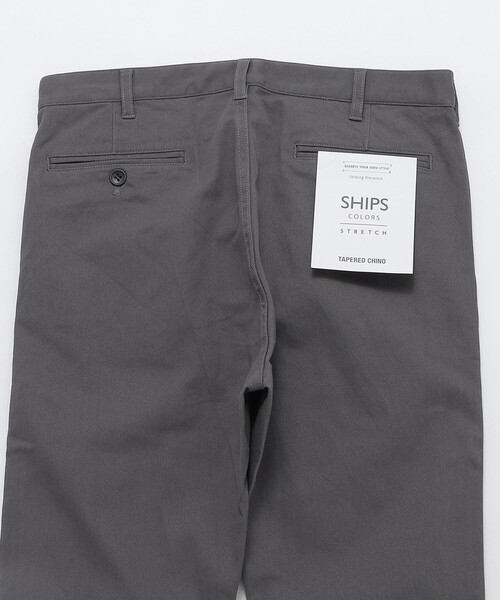 SHIPS Colors(シップス カラーズ)の「SHIPS Colors: ストレッチ テーパード チノパン◇(チノパンツ・メンズ・ネイビー/ダークグレー/ベージュ/ブラック/カーキ/オリーブ/ダークオリーブ・MEDIUM/SMALL/X-LARGE/LARGE)」の18枚目の写真