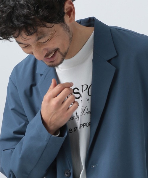 BAYFLOW(ベイフロー)の「【UMW】FUNCTIONジャケット(テーラードジャケット・メンズ・ブルー/ブラック・MEDIUM/LARGE)」の2枚目の写真