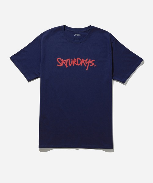 Saturdays NYC（サタデーズ ニューヨークシティ ）の「Signature Logo Standard SS Tee（Tシャツ/カットソー・メンズ・オリーブ/ブラック/ネイビー/ピンク/ホワイト・X-SMALL/M/L/XL/S）」の11枚目の写真