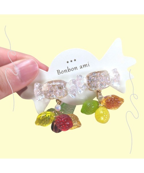 tone(トーン)の「【hazeleyes】小粒のカラフルキャンディイヤリング(Bonbonami ボンボンアミ)(MA)(イヤリング・レディース・グリーン/ピンク・FREE)」の9枚目の写真