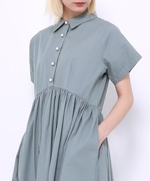 PUNYUS（プニュズ）の「パールボタンシャツワンピース（シャツ 