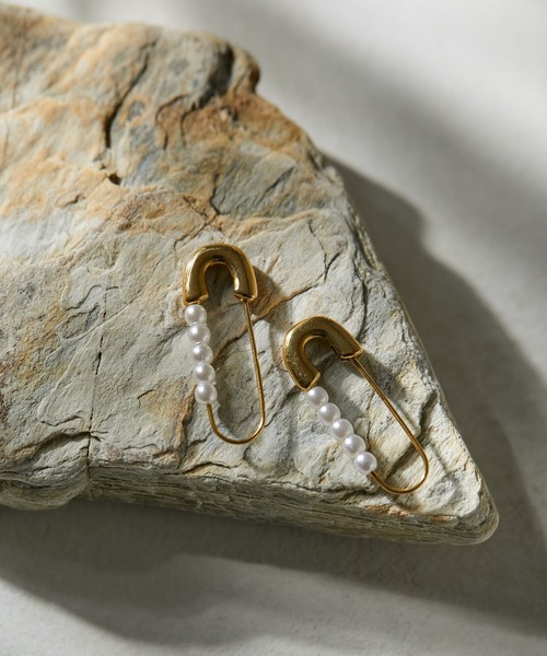 ear PAPILLONNER（イアパピヨネ）の「《WEB限定金属アレルギー対応》ステンレスパールピンピアス（ピアス（両耳用）・レディース・シルバー/ゴールド・FREE）」の11枚目の写真