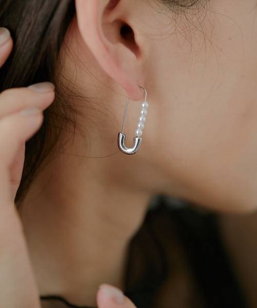 ear PAPILLONNER（イアパピヨネ）の「《WEB限定金属アレルギー対応》ステンレスパールピンピアス（ピアス（両耳用）・レディース・シルバー/ゴールド・FREE）」の13枚目の写真