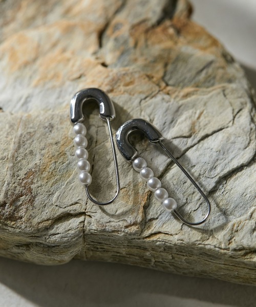 ear PAPILLONNER（イアパピヨネ）の「《WEB限定金属アレルギー対応》ステンレスパールピンピアス（ピアス（両耳用）・レディース・シルバー/ゴールド・FREE）」の14枚目の写真