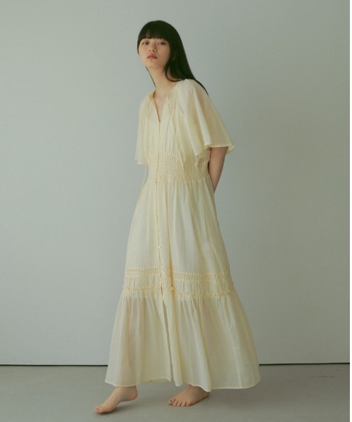 【美品】YANUK×CASA FLINE シャーリング2wayドレス YANUK×CASA FLINE シャーリング2wayドレス - メルカリ