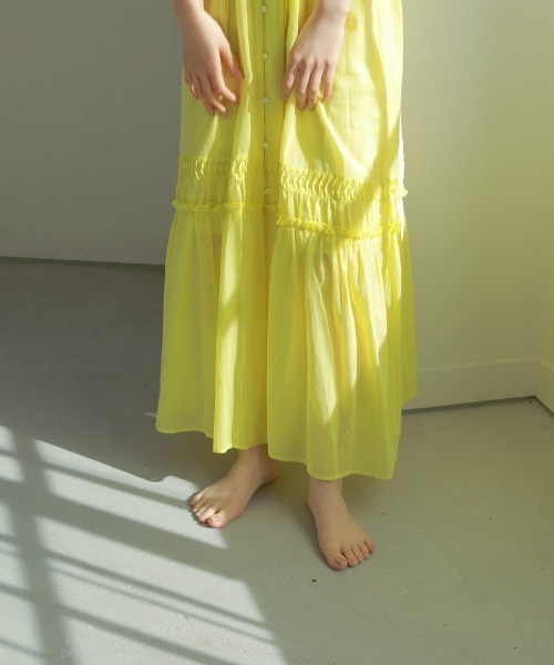 【美品】YANUK×CASA FLINE シャーリング2wayドレス CASA FLINE（カーサフライン）の「【YANUK×CASA FLINE