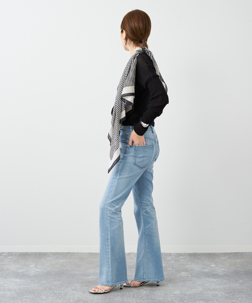 Plage FLARE LIGHTH デニムパンツ サイズ24 plage（プラージュ）の「《追加》【Healthy denim/ヘルシー