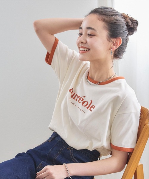 titivate(ティティベイト)の「リンガーTシャツ(Tシャツ/カットソー・レディース・ホワイト系その他/グレー系その他/ホワイト系その他2/ホワイト系その他3・FREE)」の3枚目の写真