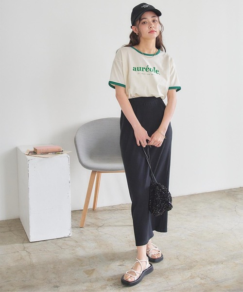 titivate(ティティベイト)の「リンガーTシャツ(Tシャツ/カットソー・レディース・ホワイト系その他/グレー系その他/ホワイト系その他2/ホワイト系その他3・FREE)」の9枚目の写真