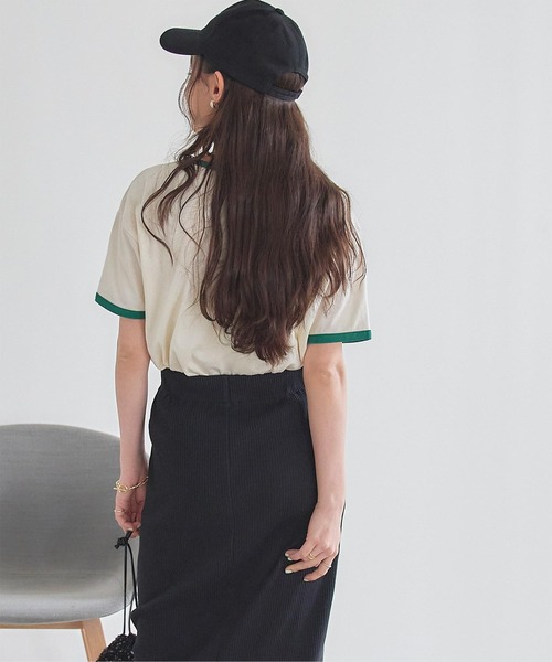 titivate(ティティベイト)の「リンガーTシャツ(Tシャツ/カットソー・レディース・ホワイト系その他/グレー系その他/ホワイト系その他2/ホワイト系その他3・FREE)」の10枚目の写真
