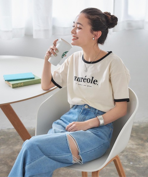 titivate(ティティベイト)の「リンガーTシャツ(Tシャツ/カットソー・レディース・ホワイト系その他/グレー系その他/ホワイト系その他2/ホワイト系その他3・FREE)」の14枚目の写真