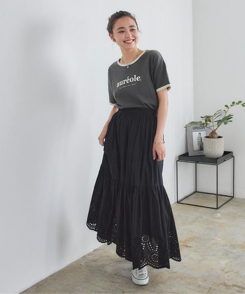 titivate(ティティベイト)の「リンガーTシャツ(Tシャツ/カットソー・レディース・ホワイト系その他/グレー系その他/ホワイト系その他2/ホワイト系その他3・FREE)」の15枚目の写真