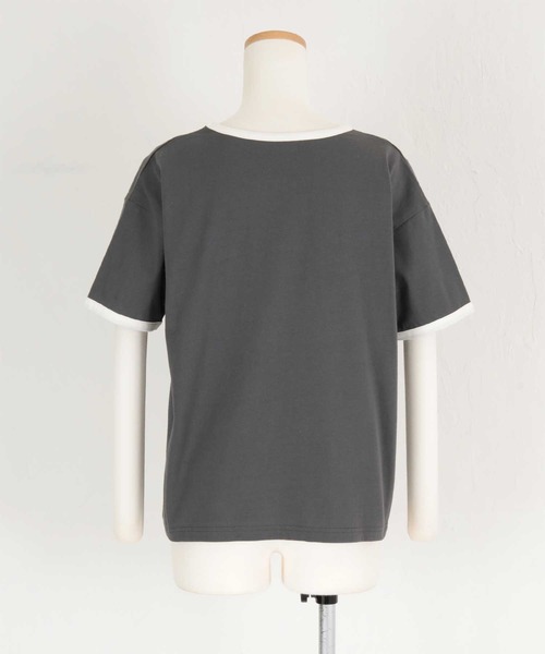 titivate(ティティベイト)の「リンガーTシャツ(Tシャツ/カットソー・レディース・ホワイト系その他/グレー系その他/ホワイト系その他2/ホワイト系その他3・FREE)」の19枚目の写真