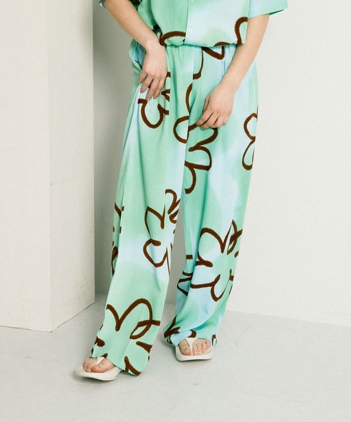 SUKU HOME(スクホーム)の「SUKU HOME FRANGIPANI NIGHT PYJAMA(ルームウェア/パジャマ・レディース・その他2・SMALL)」の9枚目の写真