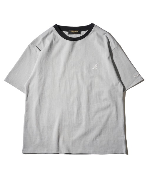 KANGOL(カンゴール)の「【KANGOL/カンゴール】ワンポイント刺繍 半袖Tシャツ / リンガーT(Tシャツ/カットソー・レディース・ブラック/ホワイト/グレー/グリーン/ホワイト系その他・MEDIUM/LARGE/X-LARGE)」の12枚目の写真