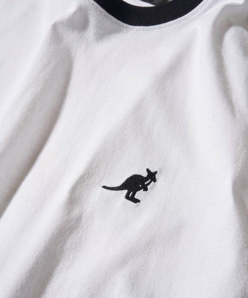 KANGOL(カンゴール)の「【KANGOL/カンゴール】ワンポイント刺繍 半袖Tシャツ / リンガーT(Tシャツ/カットソー・レディース・ブラック/ホワイト/グレー/グリーン/ホワイト系その他・MEDIUM/LARGE/X-LARGE)」の16枚目の写真