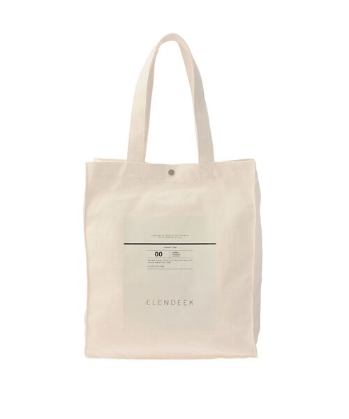 ELENDEEK（エレンディーク）の「キャンバスプリントトートバッグ