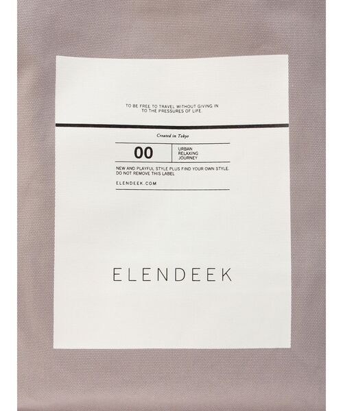 ELENDEEK（エレンディーク）の「キャンバスプリントトートバッグ（トートバッグ・レディース・ブラック/オフホワイト/グレー・FREE）」の19枚目の写真