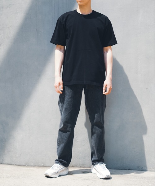 LOS ANGELES APPAREL(ロサンゼルスアパレル)の「【Los Angeles Apparel /ロサンゼルス アパレル】Heavy Jersey Tee W/Binding 8.5 Oz ヘビーウェイト Tシャツ MADE IN USA(Tシャツ/カットソー・メンズ・ブラック/ホワイト/ネイビー/ライトグリーン・SMALL/LARGE/X-LARGE/MEDIUM/XX-LARGE)」の14枚目の写真